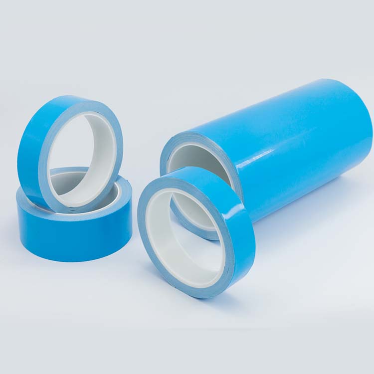Теплопроводящая лента из синей пленки толщиной 0,2 мм